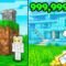 Tô Gà Xây Nhà 1$ Và 1.000.000$ Trong Minecraft!