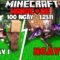 KiraMC Tóm Tắt 100 Ngày Minecraft 1.21.11 Sinh Tồn Siêu Khó !! 100 Days Hardcore 1.21.11