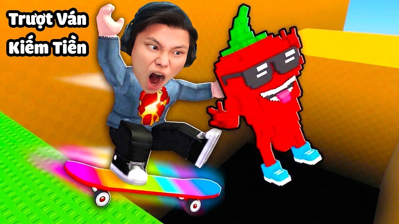 [ROBLOX] JayGray Trượt Ván Cướp Brainrot Kiếm Tiền🛹🤑Thử Thách Obby Lướt Ván Bánh Xe Siêu Tốc Độ