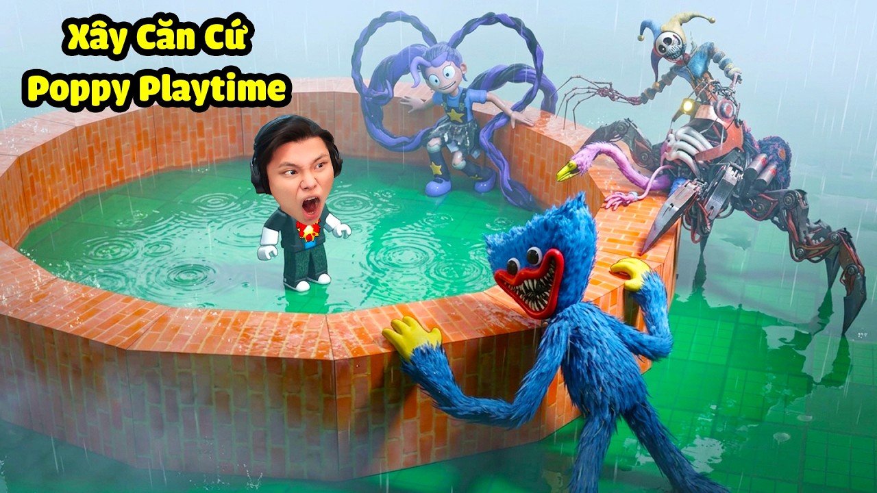 [ROBLOX] JayGray Xây Dựng Căn Cứ Poppy Playtime Chapter 5🙏😳Thử Thách Chống Lại Trùm Cuối PROTOTYPE