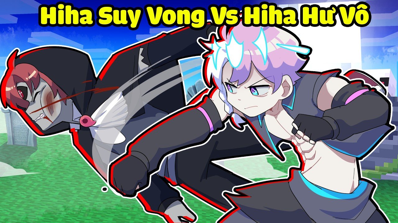 Hiha Suy Vong Đánh Bại Hiha Hư Vô Cứu Yummie Trong Minecraft 🤩😱