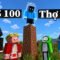 Thử Thách Phá Đảo Minecraft Nhưng Bị 1.000 Thợ Săn Truy Đuổi 🤣 Hoàng ACC