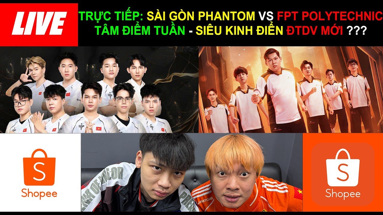 TRỰC TIẾP: TÙNG HỌA MI x BIRDLB - SAIGON PHANTOM vs FPT POLYTECHNIC - TÂM ĐIỂM ĐTDV ĐÔNG 2026