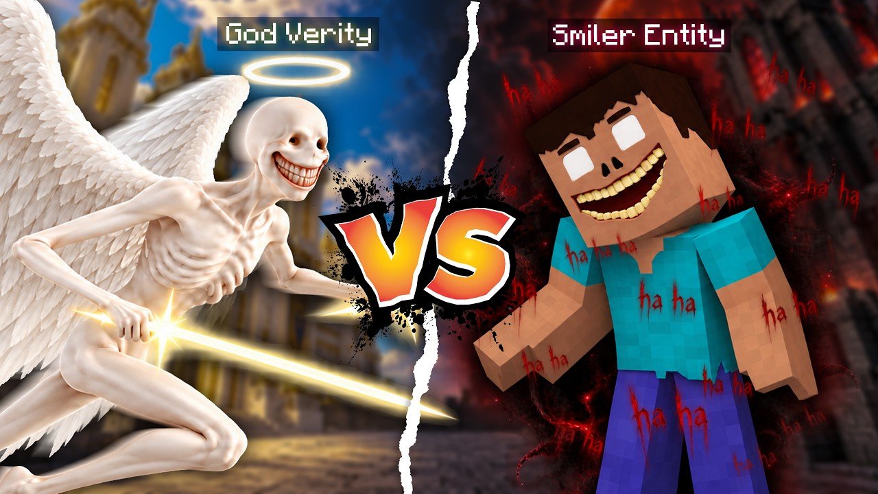 GOD VERITY Đối Đầu Với Steve Smiler Trong Minecraft...
