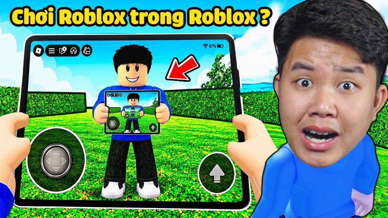 Quá Ảo: Chơi Roblox Trong Roblox Bằng Iphone Duo 18 Pro Max Cùng bqThanh